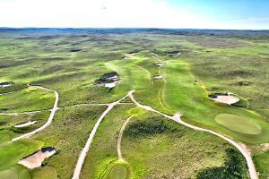 Sand Hills 14th Tee Aerial